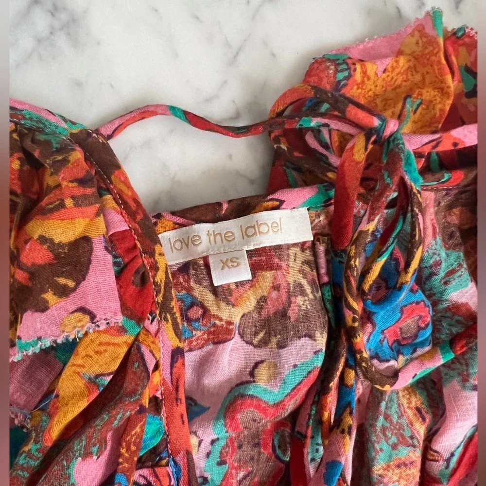 Anthropologie Floral Cutout Dress - Picture 3 of 6